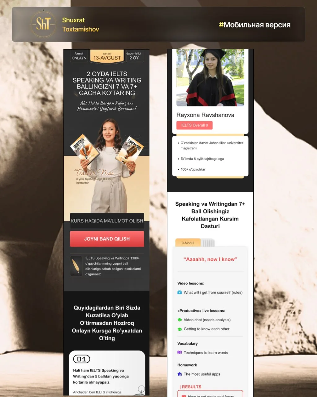 Teacher Niso — IELTS — 2