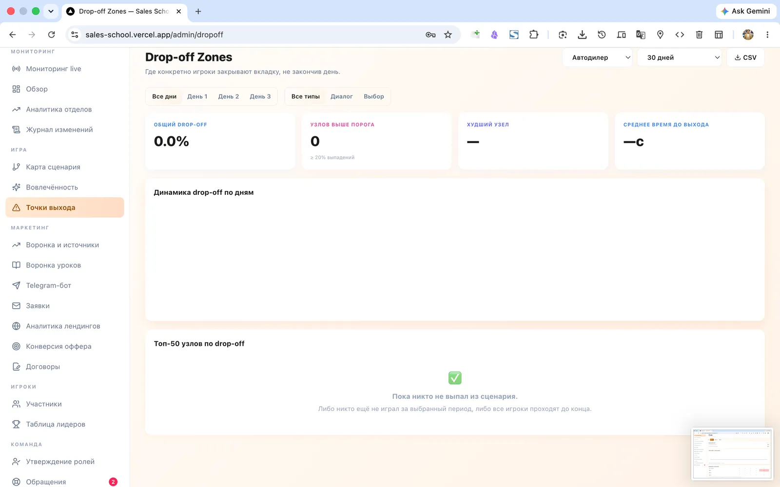 School analytics & CRM — 7
