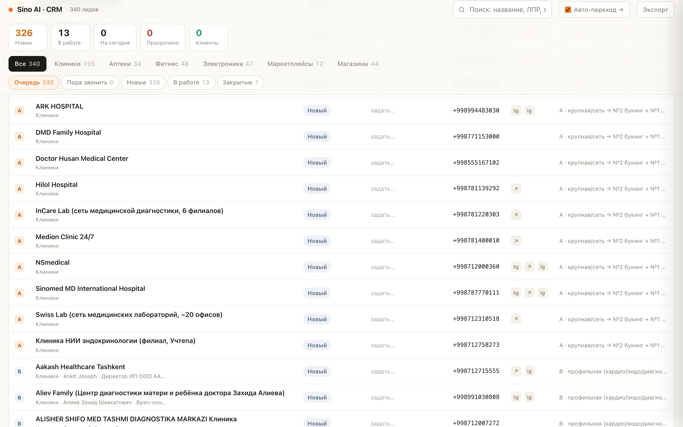 CRM for cold-lead calling — 2
