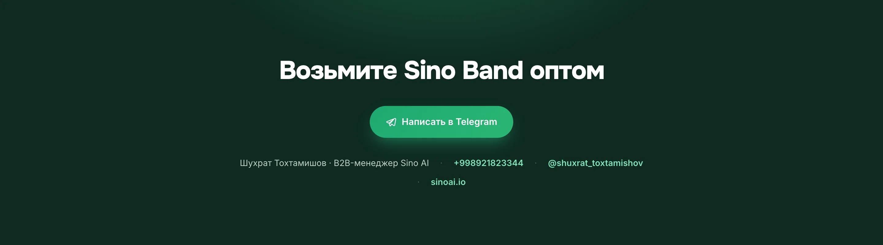 Коммерческие предложения для Sino AI — 18